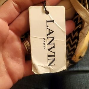 Lanvin x Gallery Dept Paint Splattered Curb Sneakers size 38